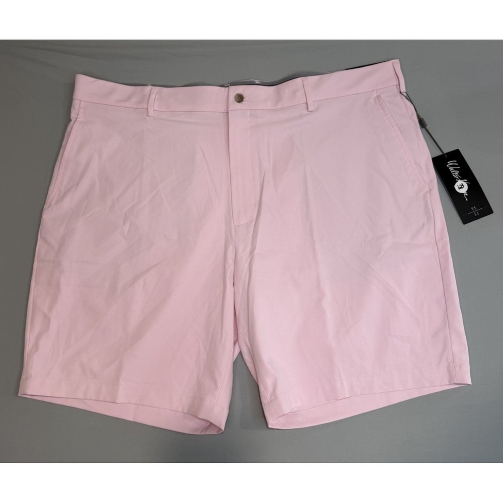 WALTER HAGEN MEN'S PERFECT 11 CORE GOLF SHORTS SIZE 42 9" Inseam Pink Fast Ship